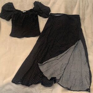 Reformation polka dot set